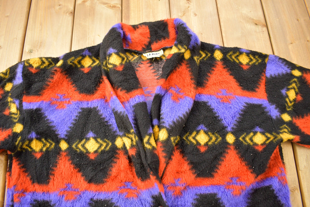 Vintage 1980s Aztec Pattern Blazer