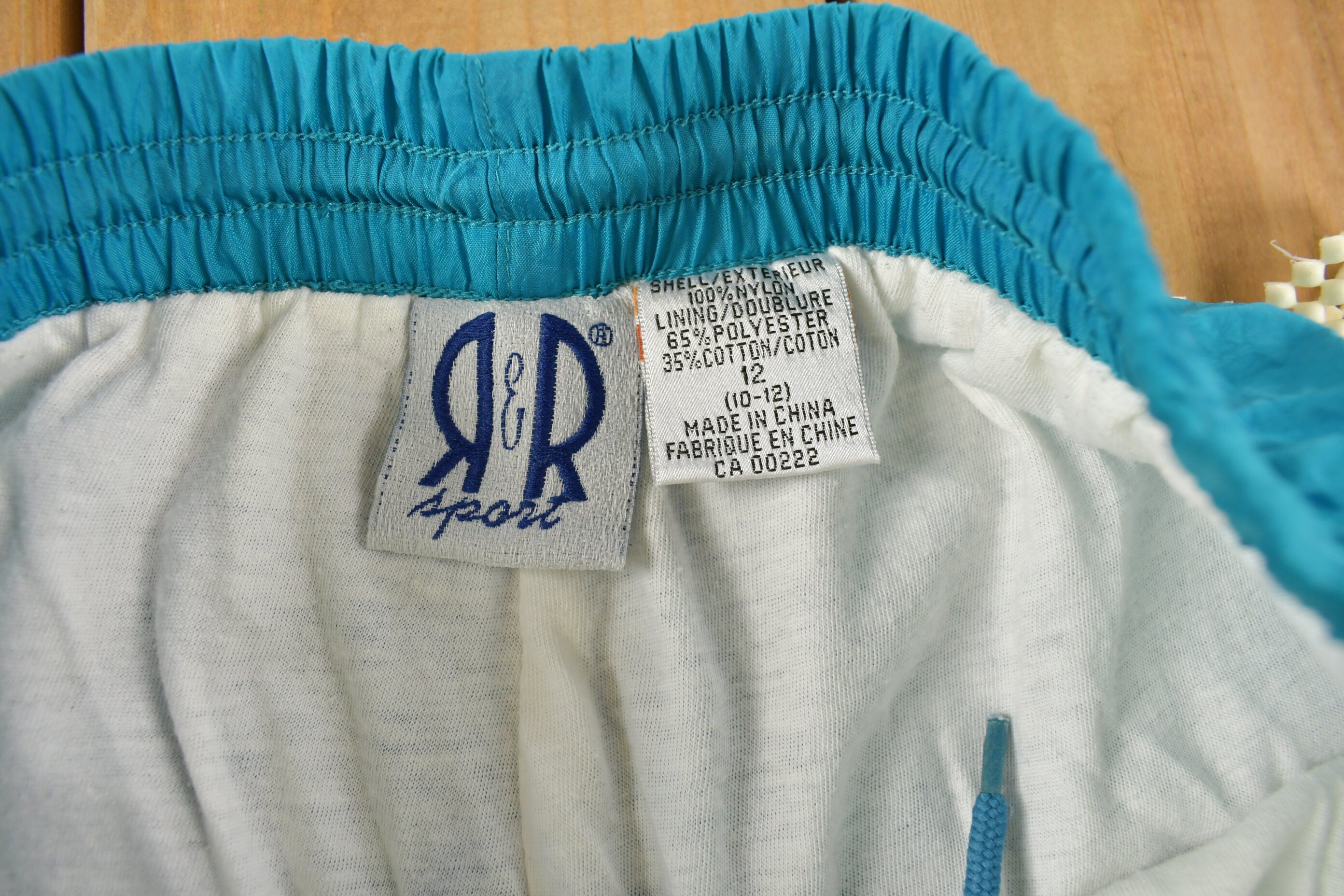 Vintage 1990s R&R Sport Blue Track Pants Size Women's 12