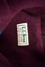 Vintage 1990s LL Bean Fleece Lined Warm Up Jacket