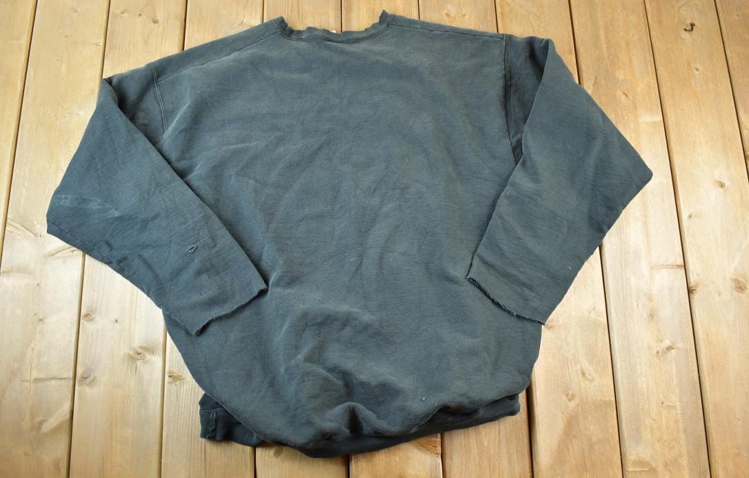 Vintage 1990s City Auto Glass Souvenir Heavyweight Crewneck Sweatshirt Made In USA