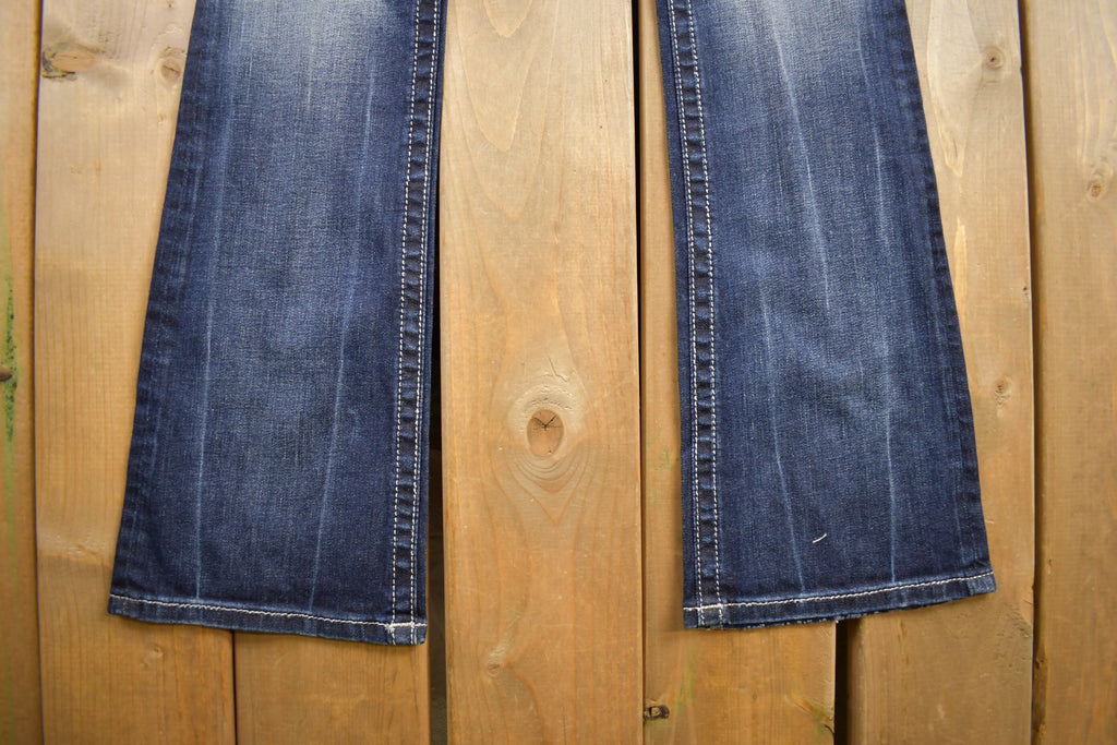 Vintage Y2K Miss Me Bedazzled Low Rise Jeans Size 26x33