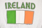 Vintage 1990s Circle Group System Ireland Graphic Print Crewneck Sweatshirt Mens L