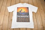 Vintage 1995 Disney's Pocahontas Animation Discovery Adventure Graphic T-Shirt Made In USA Rid