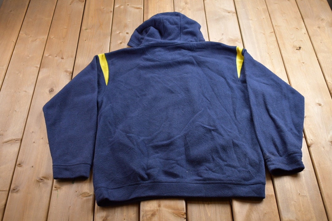 Vintage 1990s University Of Michigan State Fleece Collegiate Hoodie
