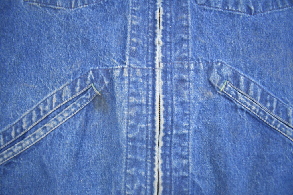 Vintage 1980s Osh Kosh B'Gosh Zip Up Jean Jacket