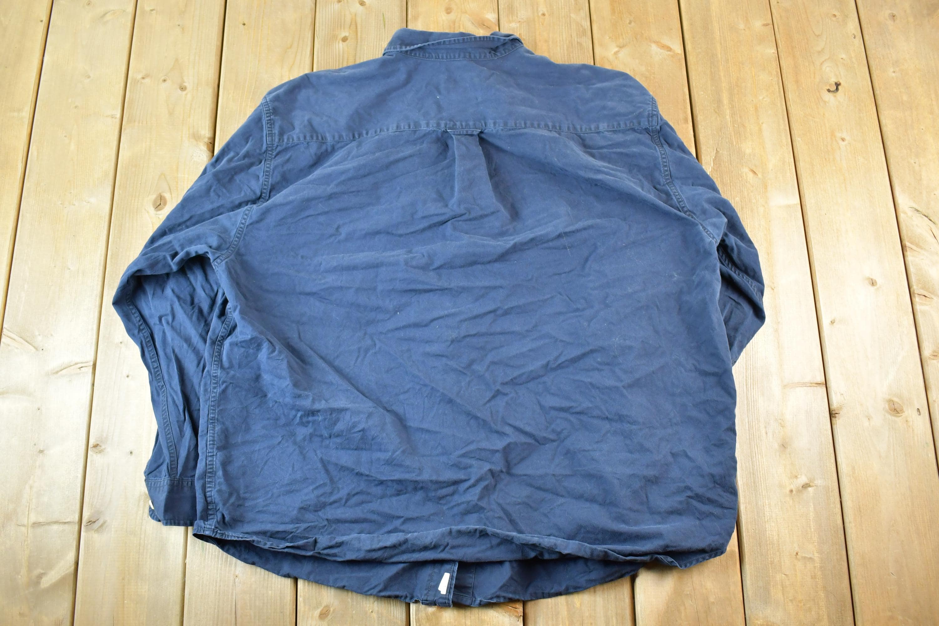 Vintage 1990s Eddie Bauer Button Up Shirt Mens XL  Vintage Button Up  Preppy Button Up