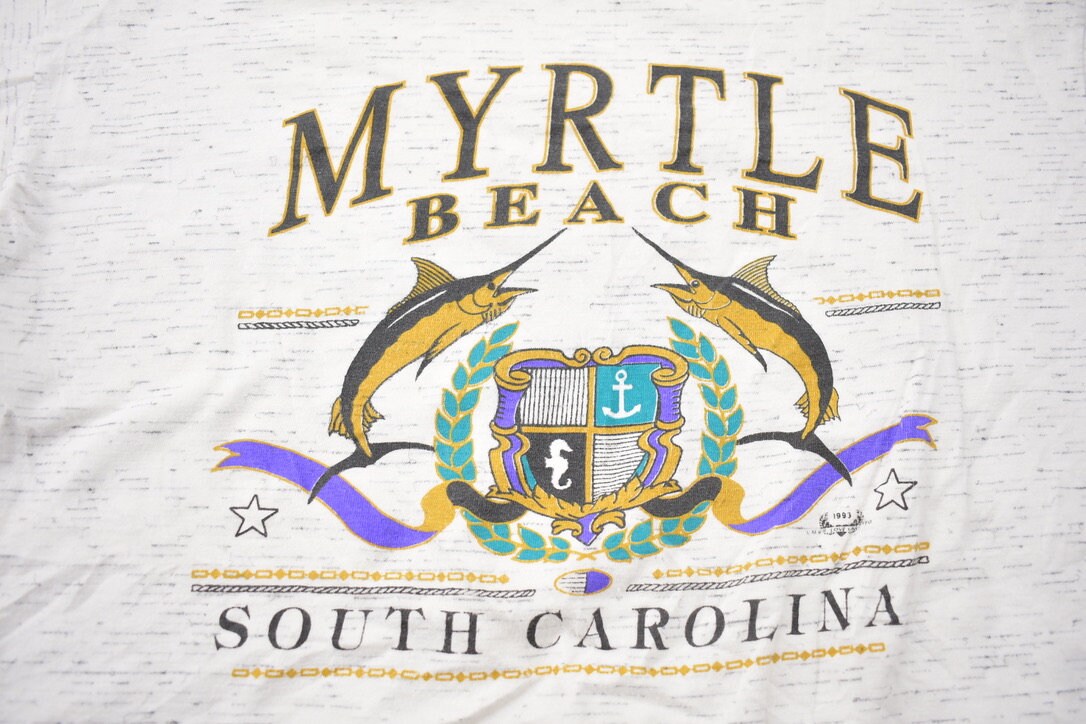Vintage 1990s Myrtle Beach South Carolina Souvenir T Shirt