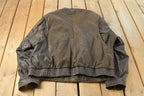 Vintage 1960s Reed Leather Bomber Flight Jacket Men's L /