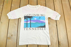 Vintage 1980s Gatlinburg Tennessee Travel Souvenir T Shirt Women's S