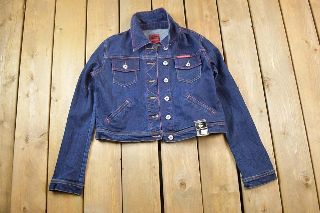 Vintage 1990s Parasuco Jeans Deadstock Jean Jacket Made In USA