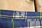 Vintage 1980s Scottish Export House Plaid Kilt Skirt 24 x 28.5