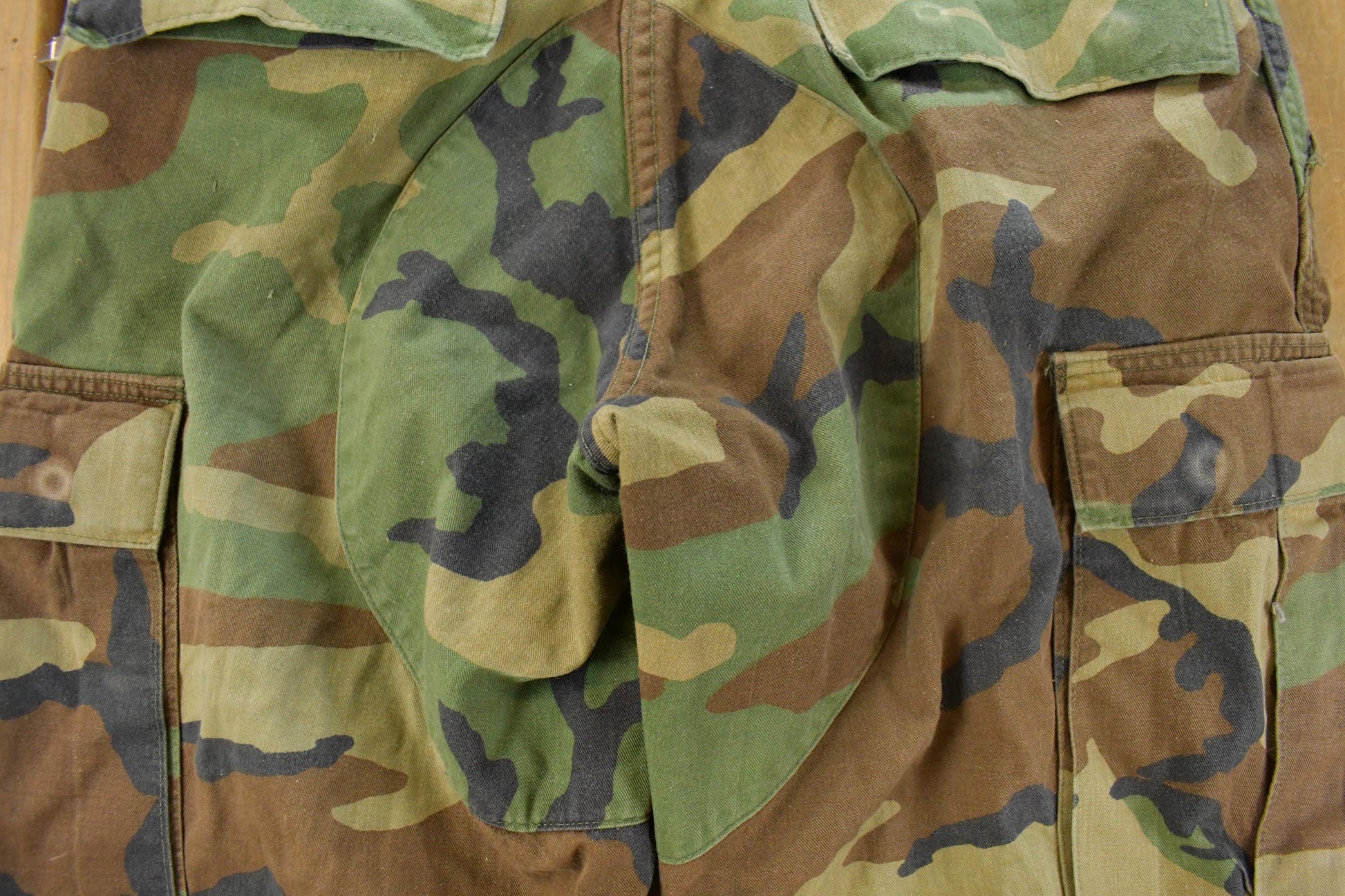 Vintage 2000s Army Military Woodland Camo Cargo Pants Men's Small