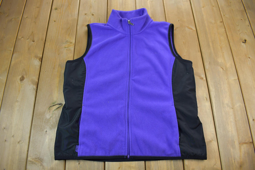 Vintage 1990s Fleece Vest Sweater