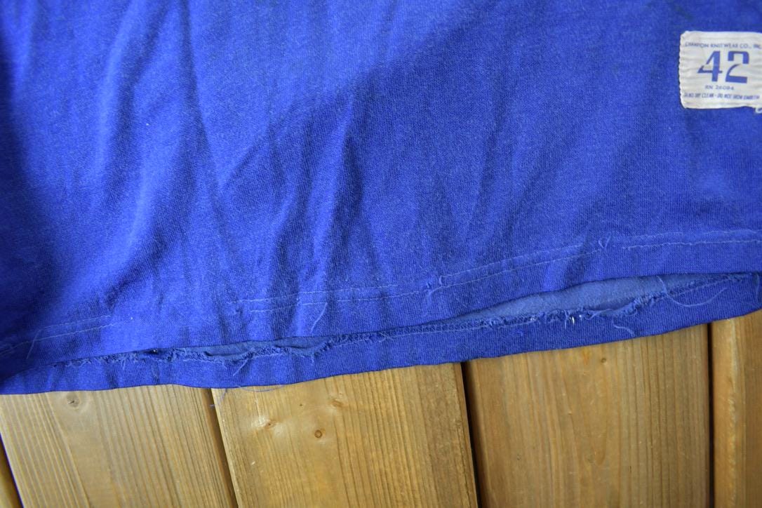 Vintage 1950s #13 Champion Knitwear Co Football Jersey