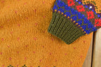Vintage Y2K Gap Fall Theme AOP Knit Crewneck Sweater