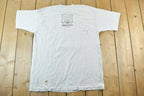 Vintage 1990s Milwaukee Tailgators Single Stitch Cartoon T-Shirt / 90s Vintage Souvenir Tee / Rare Vacation Tee / Summer Shirt Made In USA
