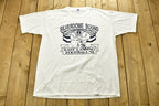 Vintage 1991 East Lansing Football Silver Dome Bound T-Shirt