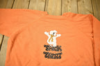 Vintage 1980s Trick Or Treat Halloween Raglan Crewneck Sweatshirt