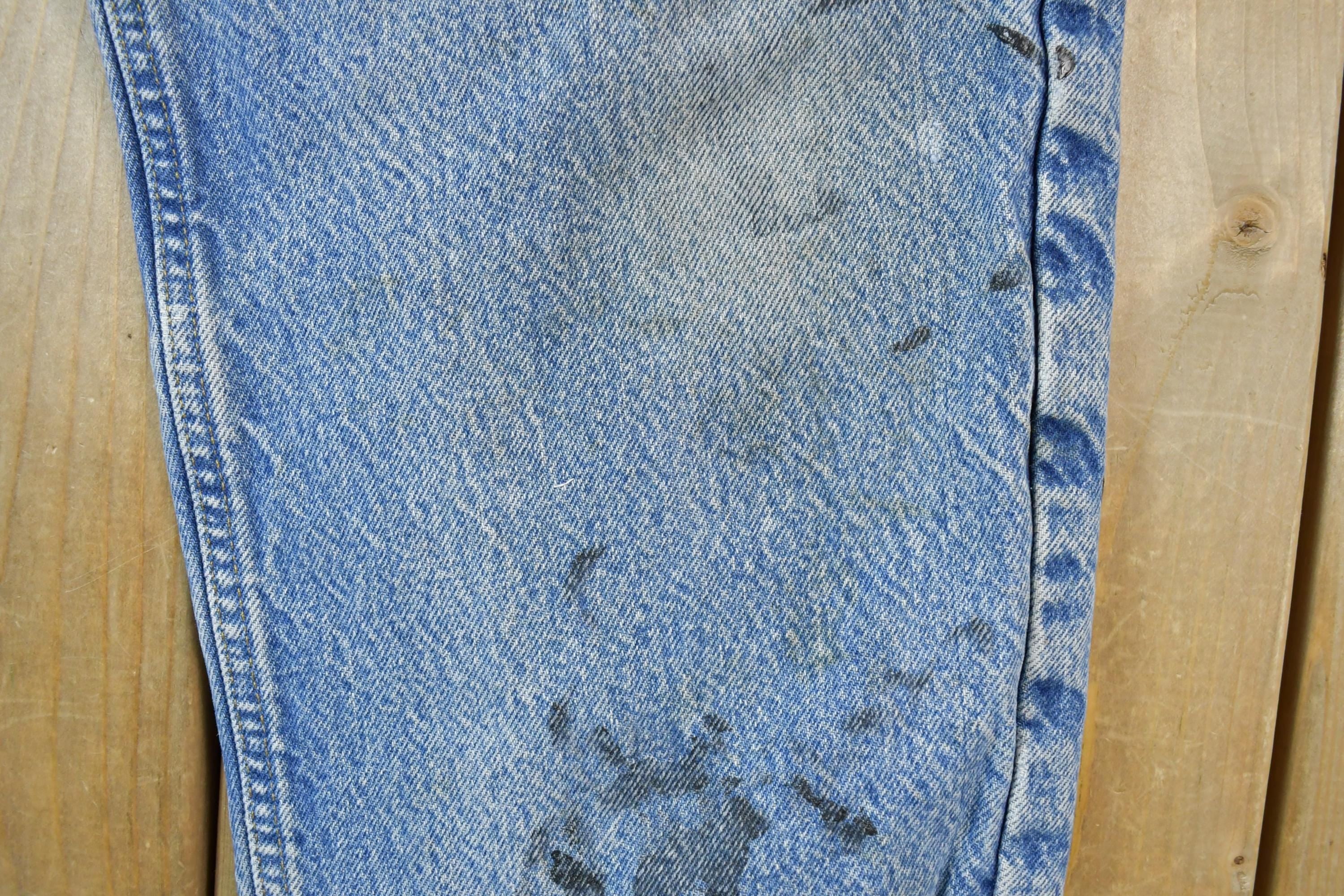 Vintage 1990s Carhartt Lined Work Denim Jeans Size 34 x 32