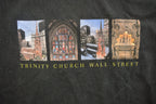 Vintage 1990s Trinity Church Wall Street Graphic T Shirt  Vintage T Shirt  Streetwear  Graphic Tee  Made In USA