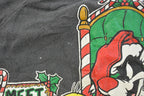 Vintage 1990s Looney Tunes Christmas Crewneck Sweatshirt Men's L / Vintage Sweatshirt / Warner Bros / 90s Cartoon Sweater / Tweety Bird
