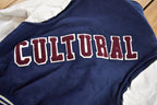 Vintage 1980s Cultural Leather Letterman Varsity Jacket