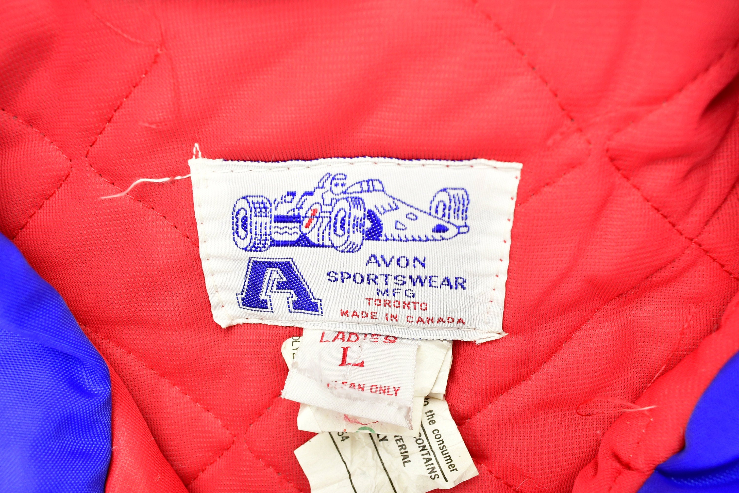 Vintage 1980s Avon Sportswear Women's Racing Jacket