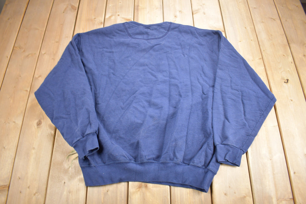 Vintage 1990s Lands End Unisex Blank Crewneck Sweatshirt