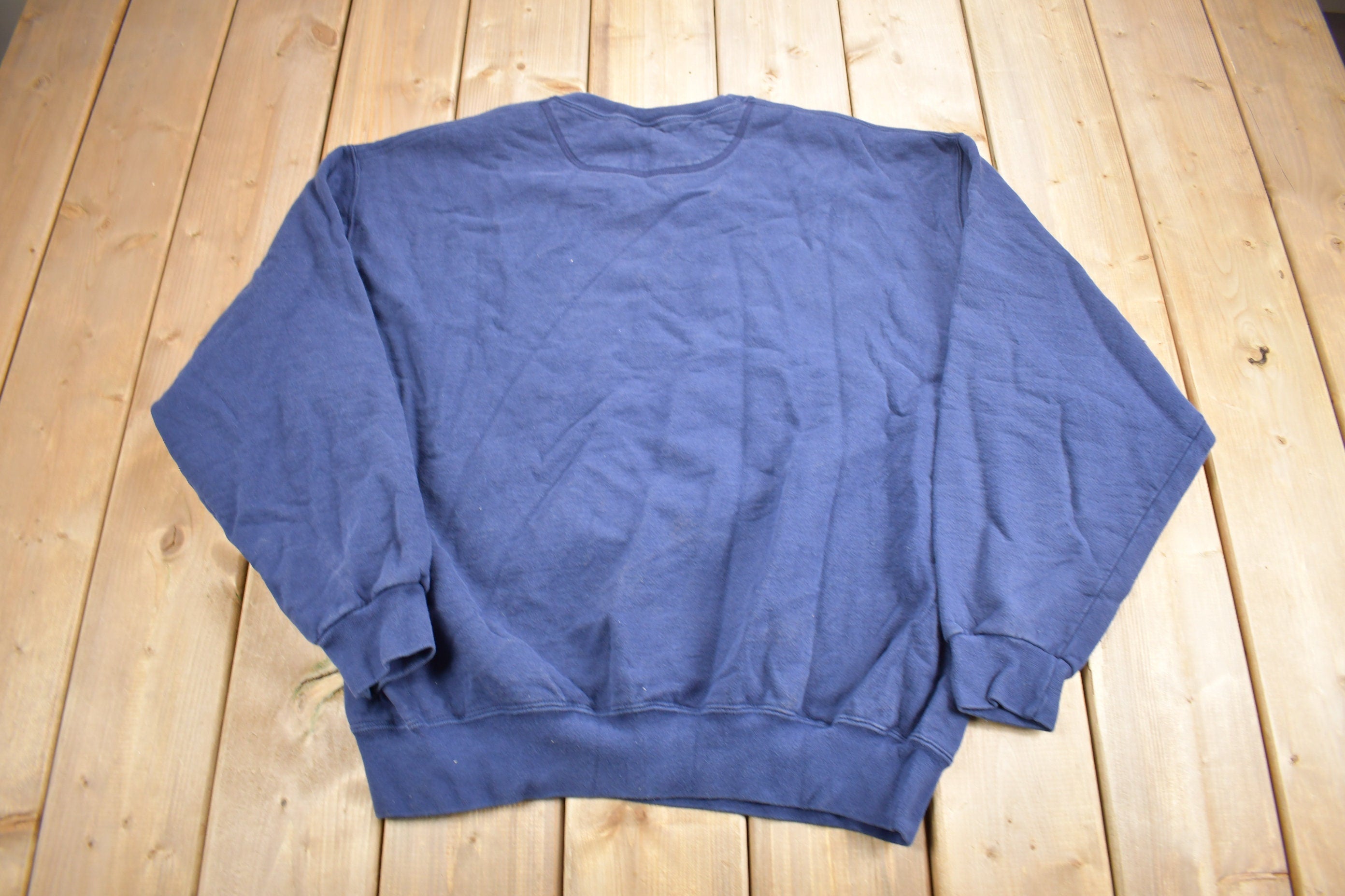 Vintage 1990s Lands End Unisex Blank Crewneck Sweatshirt