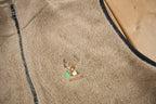 Vintage 1990s Michigan Deer Fleece Vest