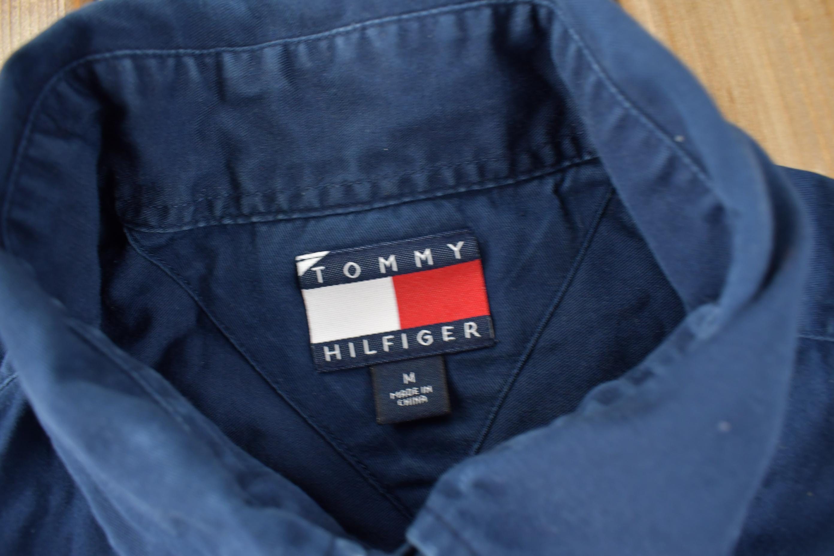 Vintage 1990s Tommy Hilfiger Small Logo Button Up Shirt