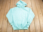 Vintage 1980s Blank Blue Raglan Hoodie
