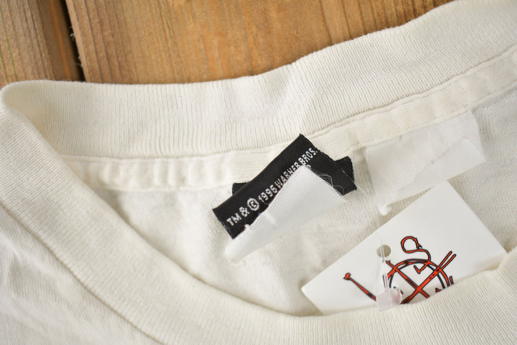 Vintage 1996 Marvin The Martian Looney Tunes Cartoon Graphic T-Shirt Made In USA