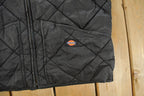 Vintage 1990s Dickies Diamond Quilt Vest Jacket Men's Medium
