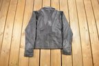 Vintage 1990s Leather Biker Jacket