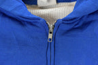 Vintage 1990s Pluma Blank Thermal Lined Full Zip Hoodie Men's Medium