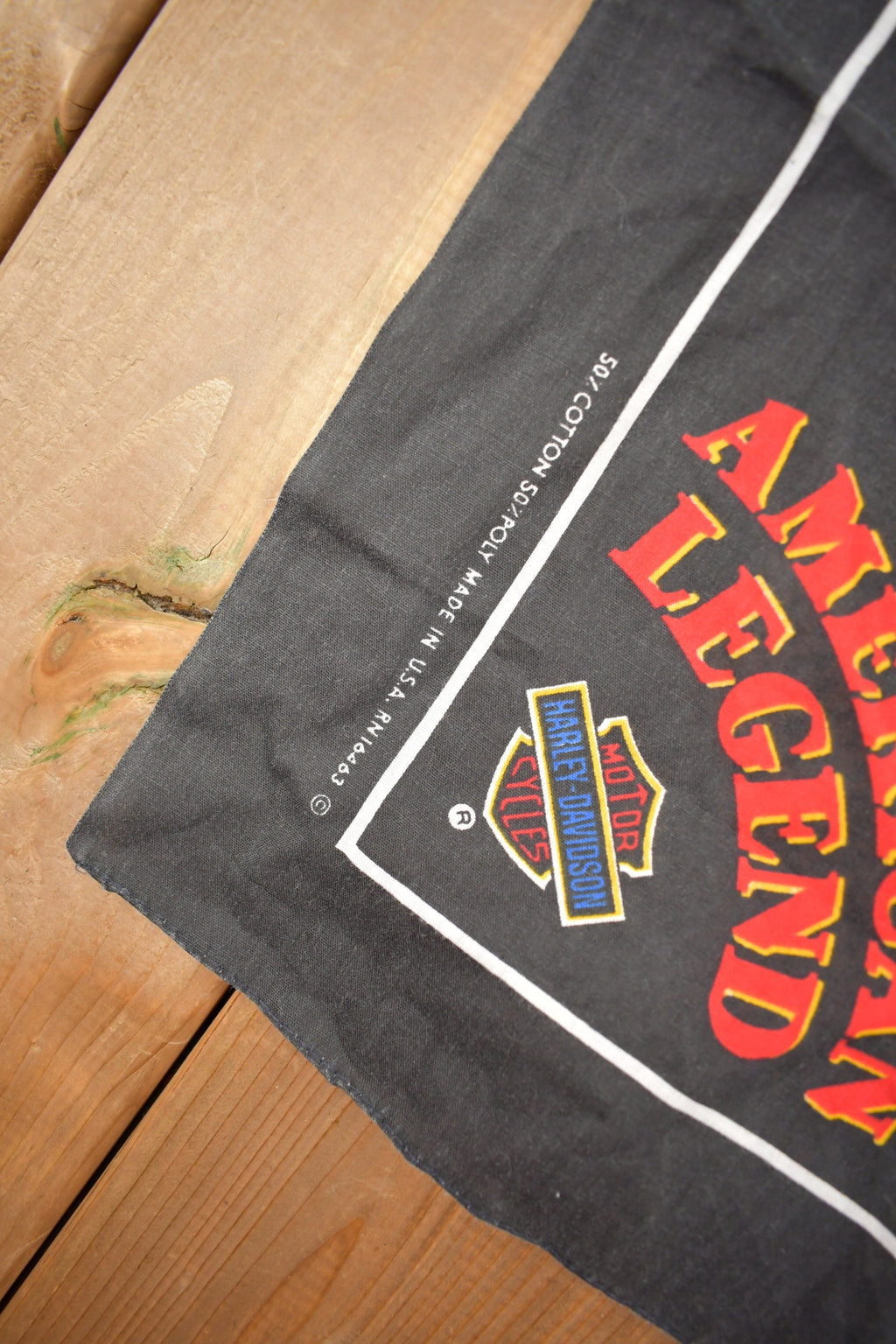 Vintage 1990s Harley Davidson American Legend Bandana