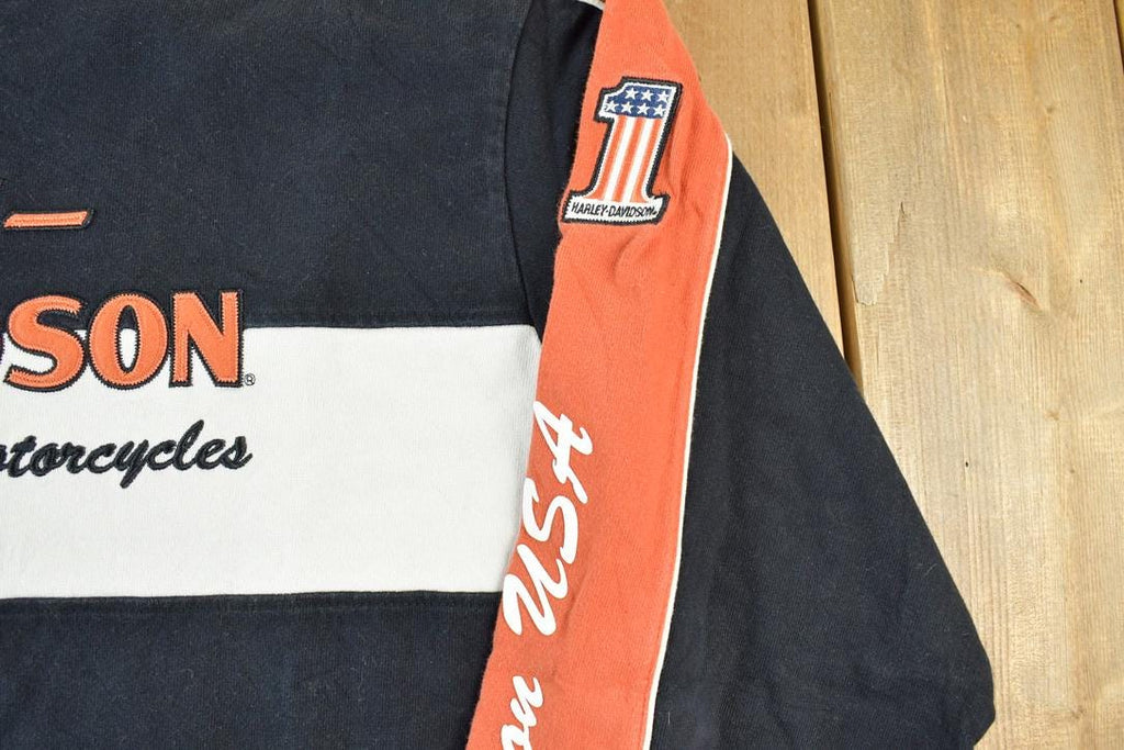 Vintage 1990s Harley Davidson Motorcycles Crewneck Sweatshirt Made In USA
