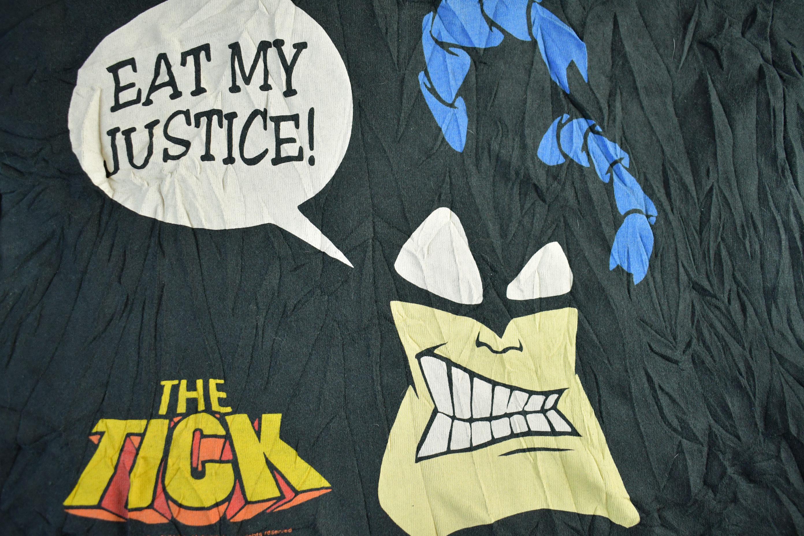 Vintage 1994 The Tick Cartoon Promo T-Shirt Men's Large