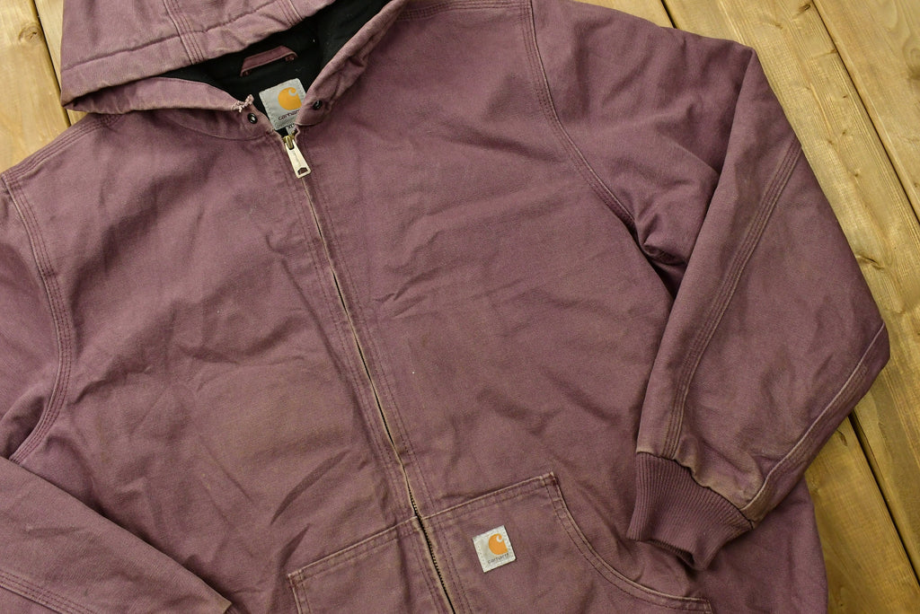 Vintage 90s Carhartt Hooded Chore Coat