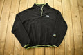 Vintage 1990s Banff Designs Reversible Quarter Zip Fleece Sweater