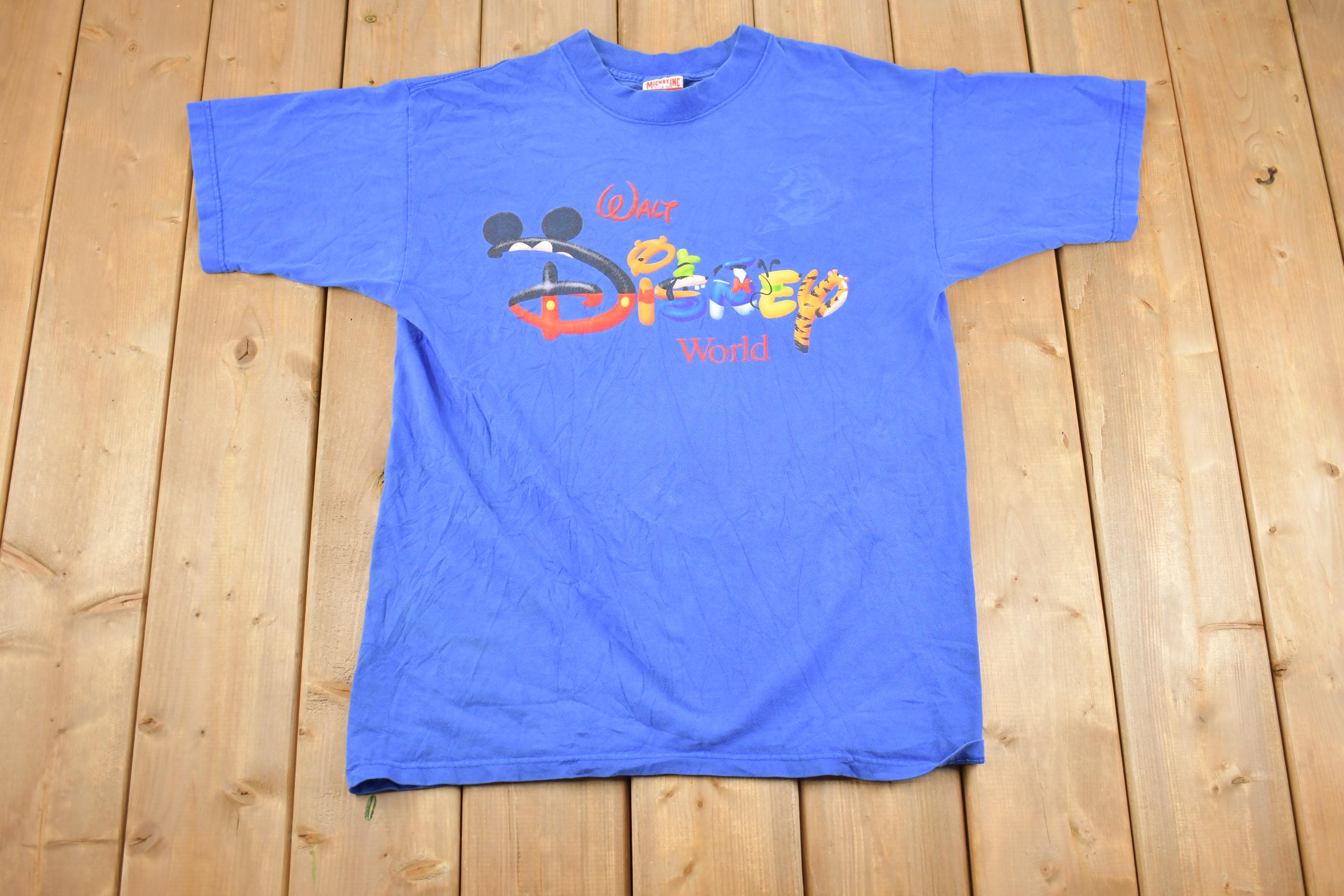 Vintage 1990s Mickey Inc Walt Disney World Made In USA T Shirt