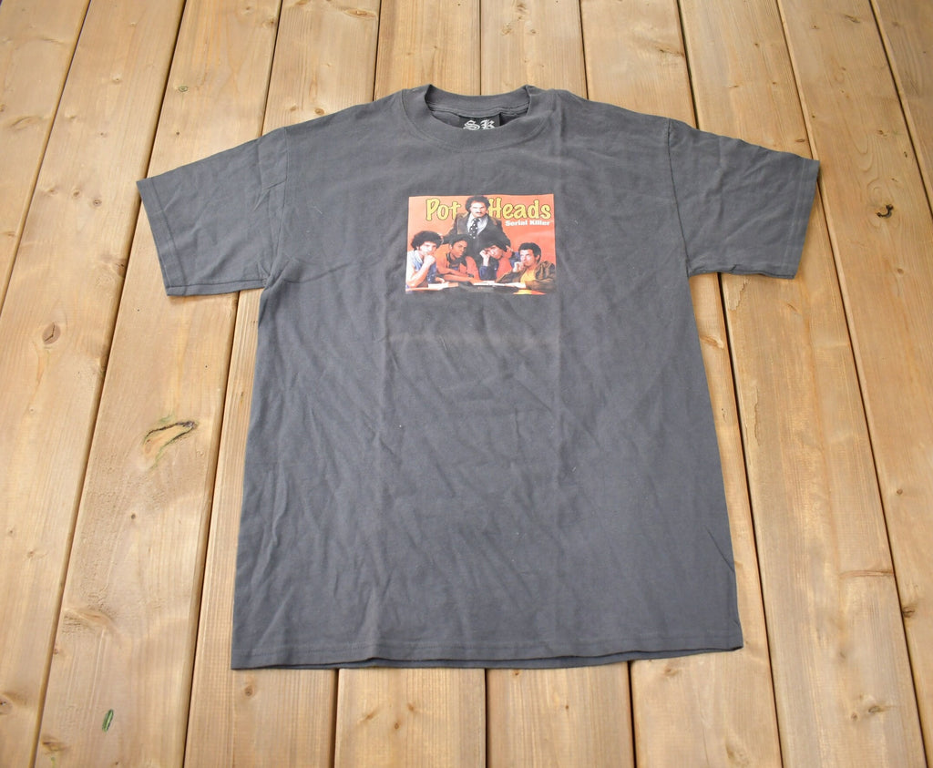 Vintage 1990s Pot Heads Graphic T Shirt Made In USA