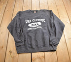 Vintage 1990s USA Olympics Athletic Dept. Crewneck Sweatshirt Made In USA