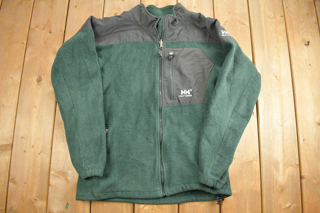 Vintage 1990s Green Helly Hansen Fleece Sweater