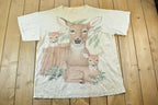Vintage 1990s Mama Deer Graphic T-Shirt