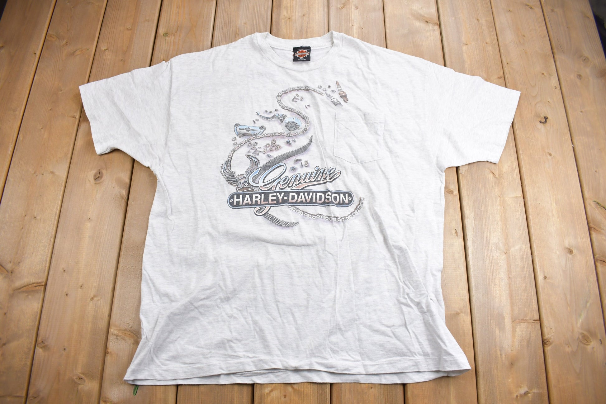 Vintage 1995 Sauk Prairie Harley Davidson Motorcycles T-Shirt