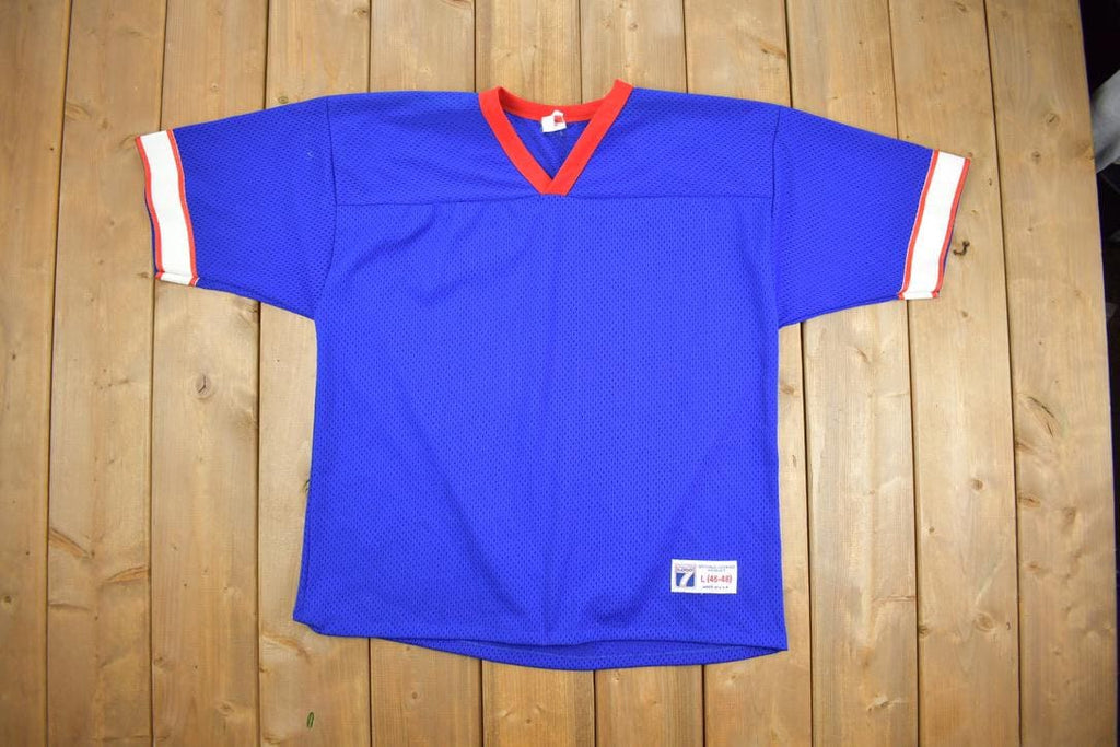 Vintage 1980s 7 Logo Plain Football Jersey