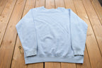 Vintage 1990s Russell Athletic Baby Blue Crewneck Sweatshirt