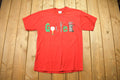 Vintage 1990s Golfer Graphic Golfing Theme T Shirt